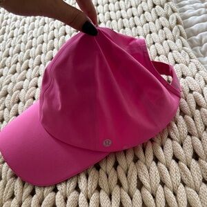 lululemon athletica women’s Pink ball cap Hat